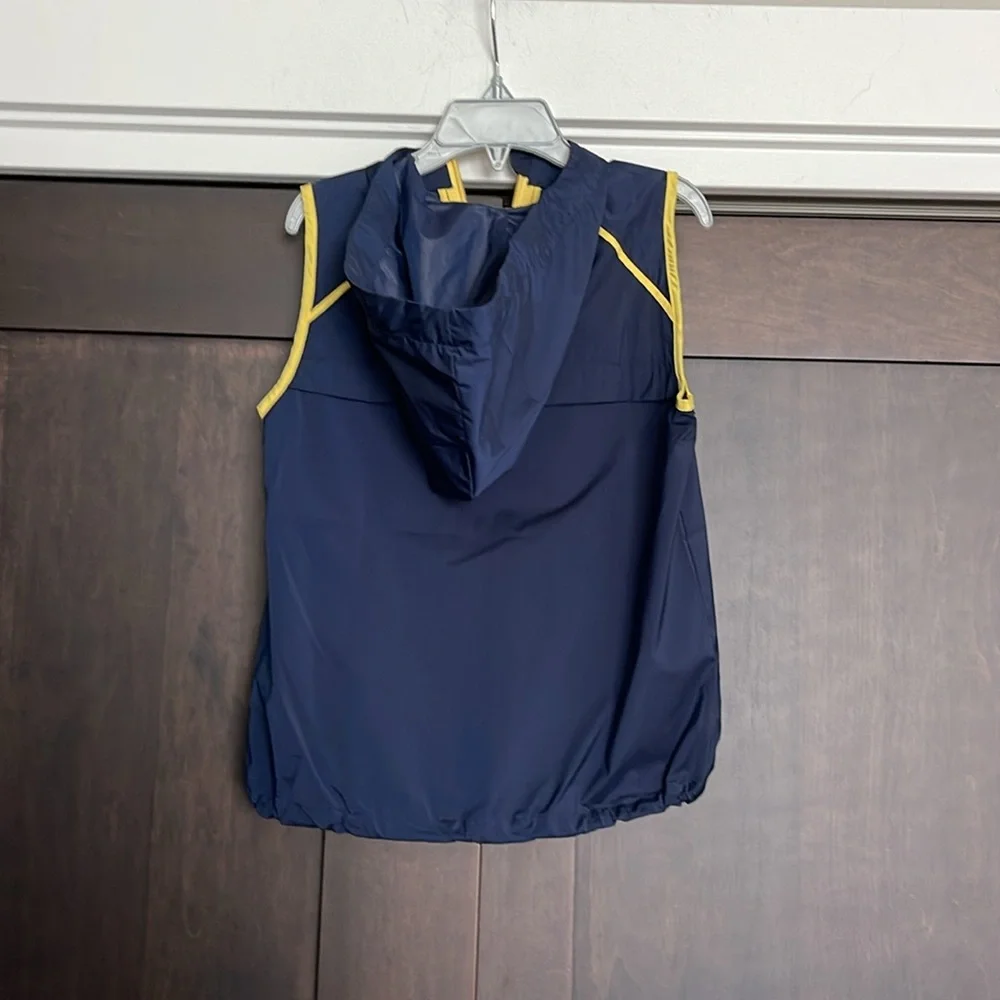 Hunter for Target Navy Yellow Hooded Vest XS 4/5 - Picture 2 of 3